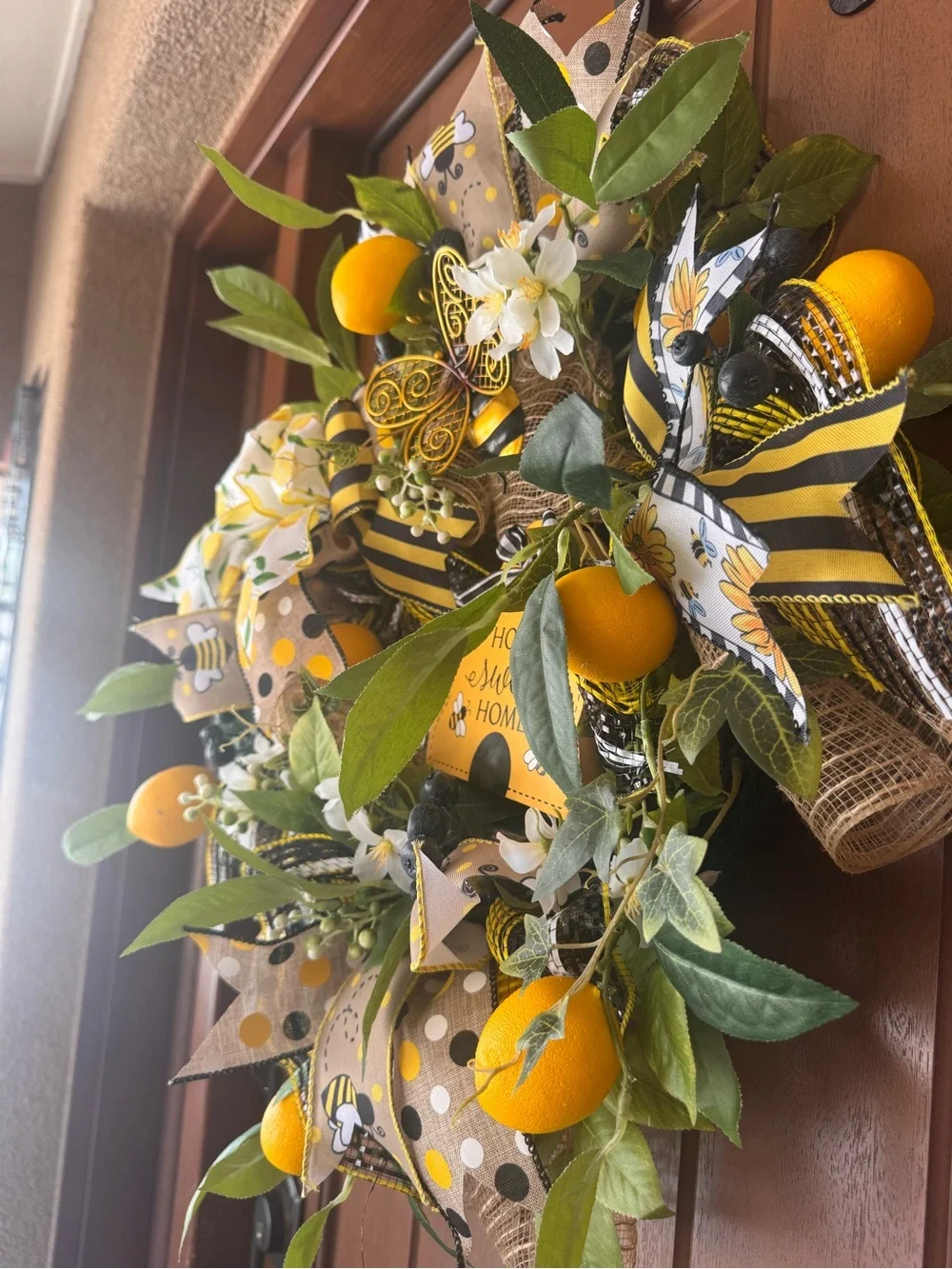 Handcrafted bright yellow